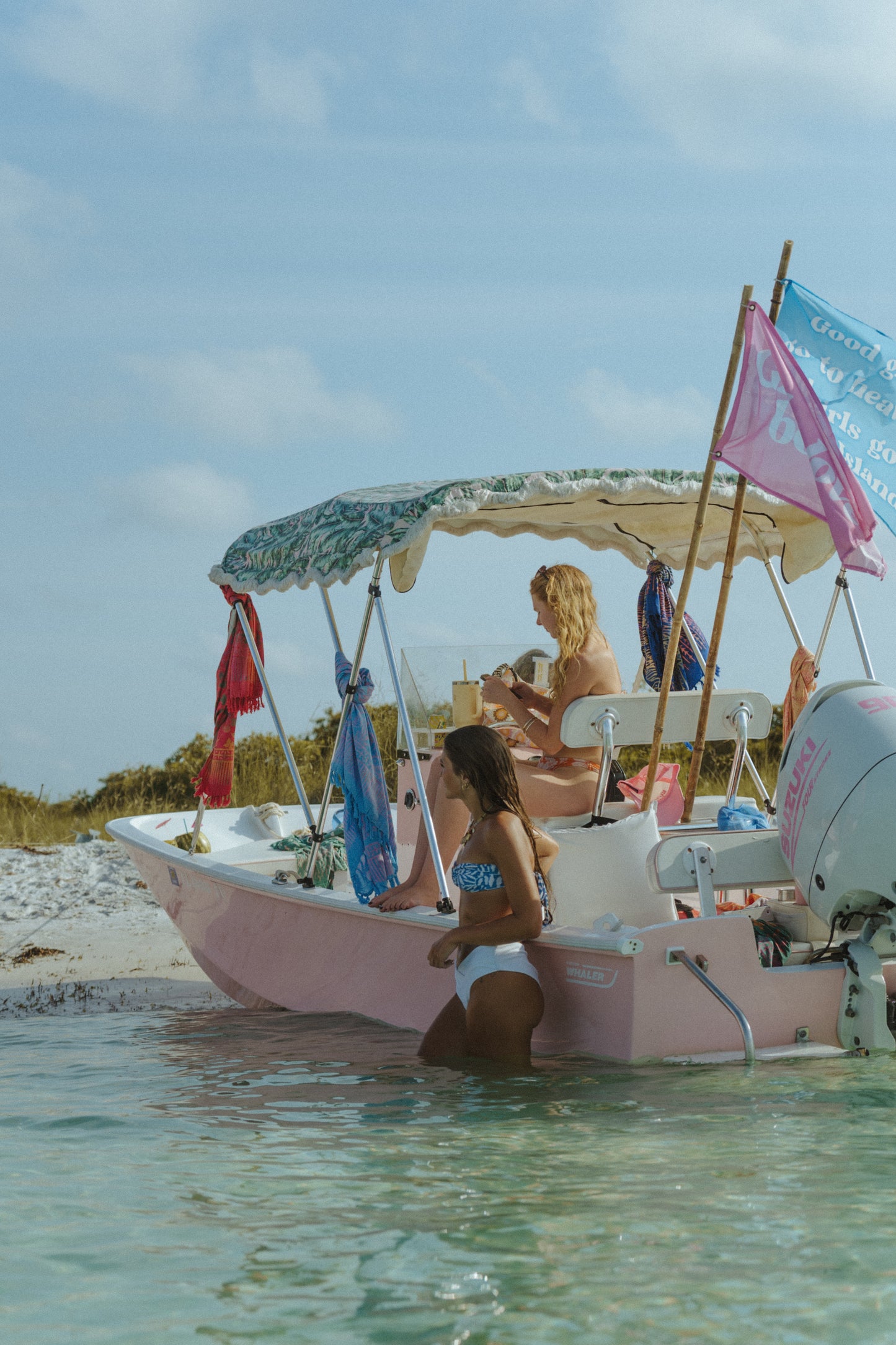 Girls Love Boats Flag
