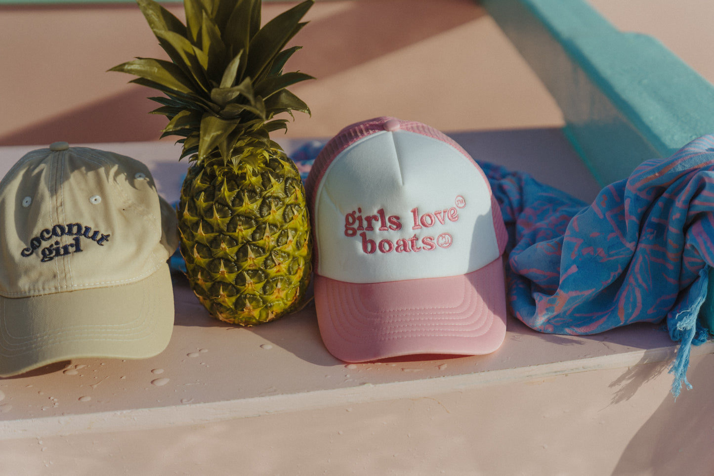 Girls Love Boats Trucker