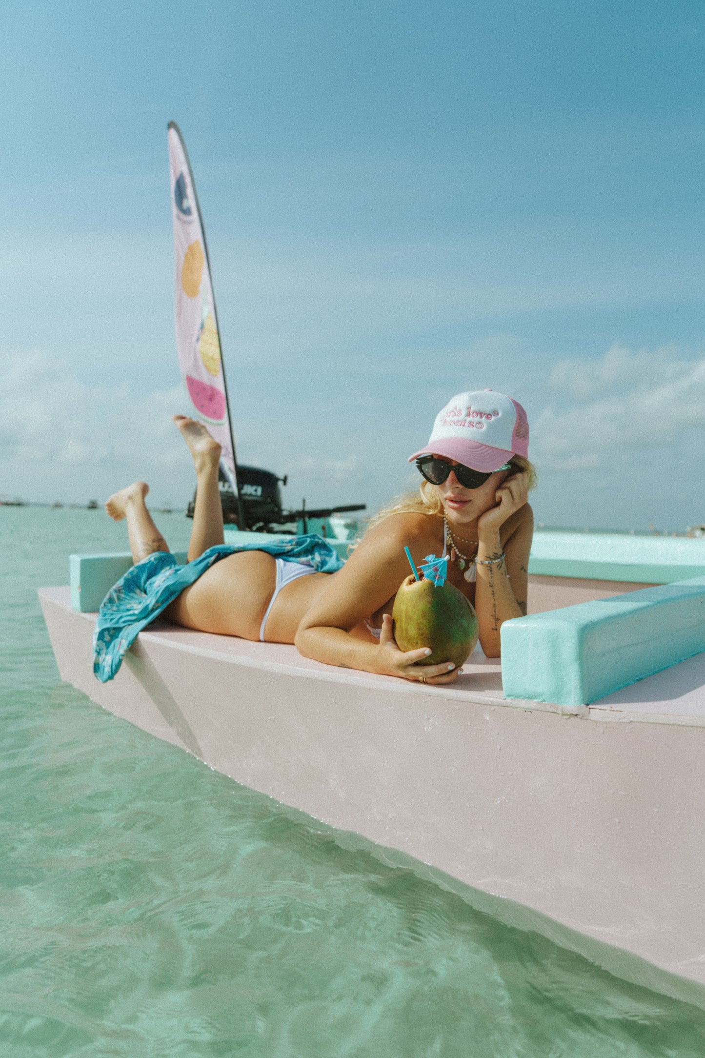 Girls Love Boats Trucker