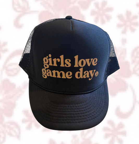 GIRLS LOVE GAME DAY HAT