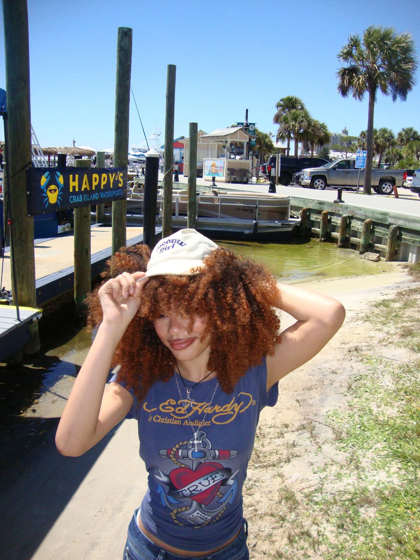 Wild Coconut Girl Baseball Cap