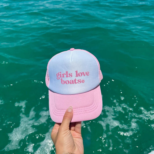 Girls Love Boats Trucker