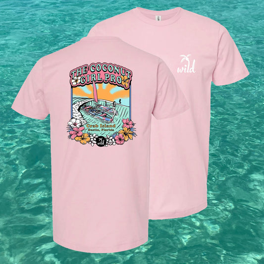 Coconut Girl Pro Tee pink