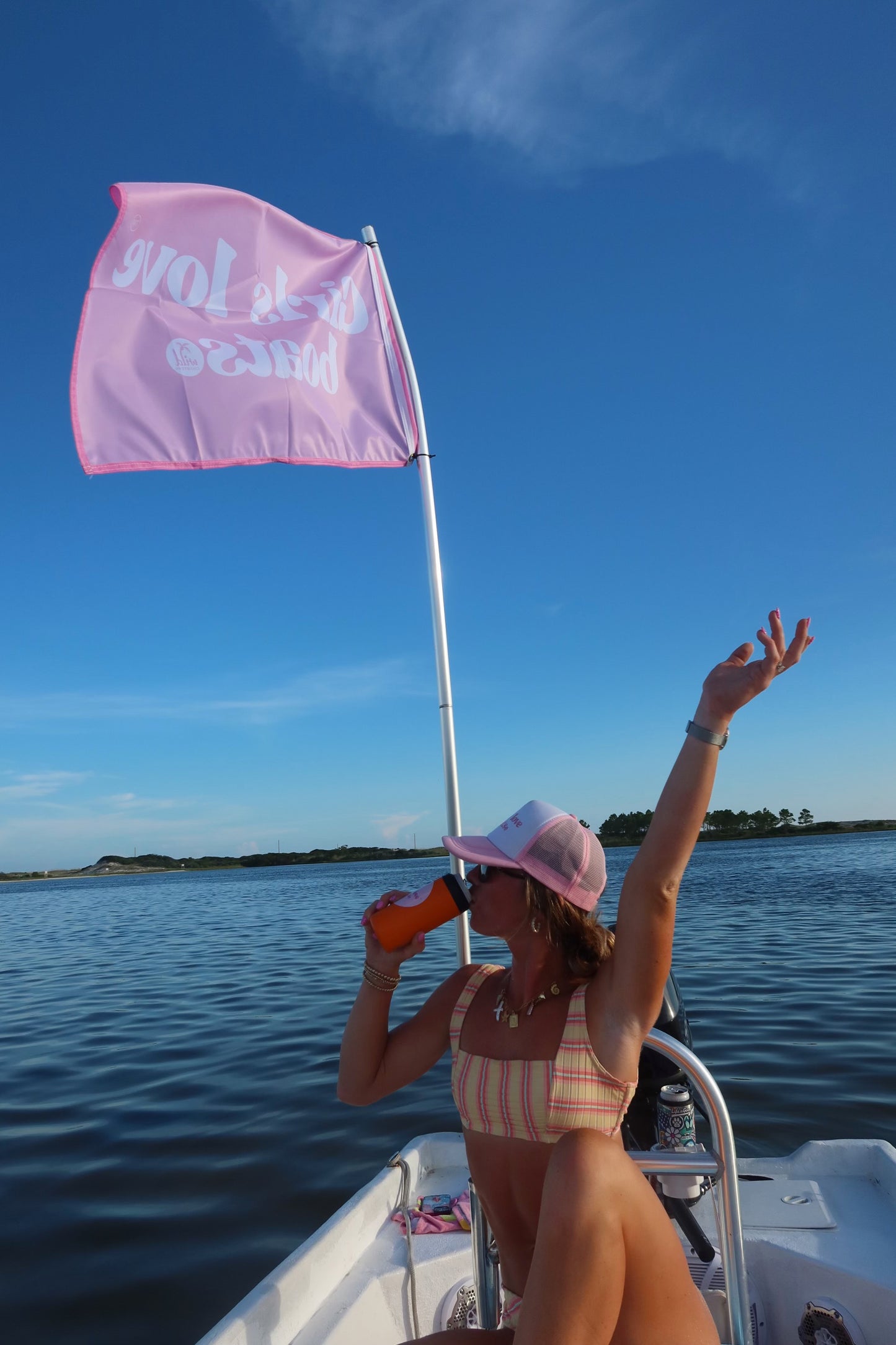 Girls Love Boats Flag