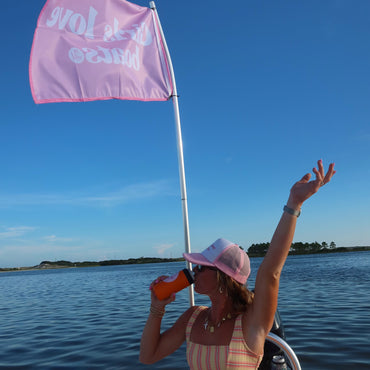 Girls Love Boats Flag